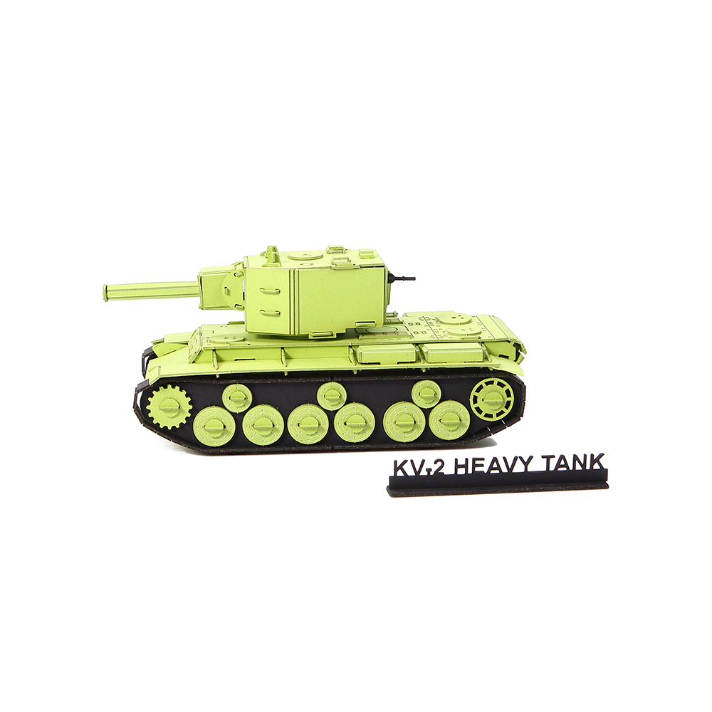 CUPUZ KV-2 Tank 3D Paper Puzzle – DIY Paper Tank Model and Military Vehicle Building Kit